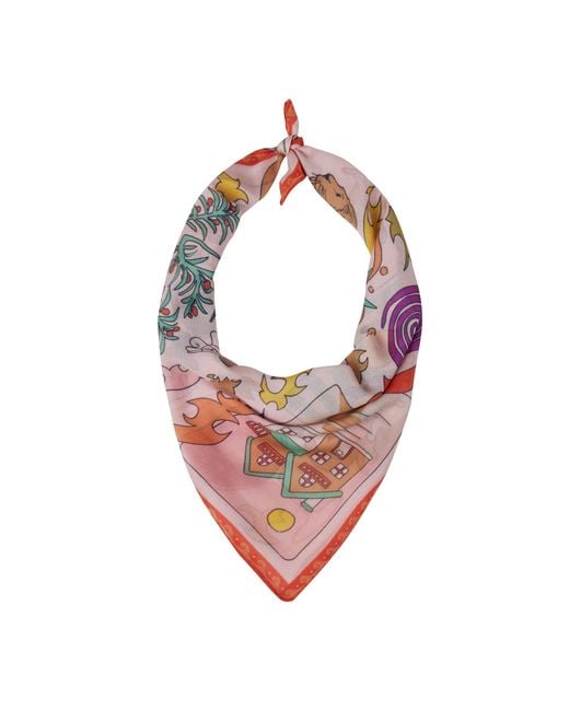 Iodes Pink Cunda Bandana/ Scarf