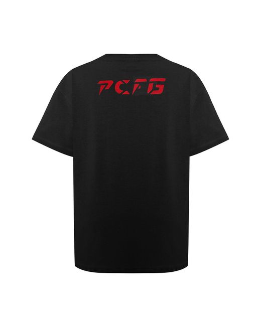Pcfg Black Destroyed Logo Tee