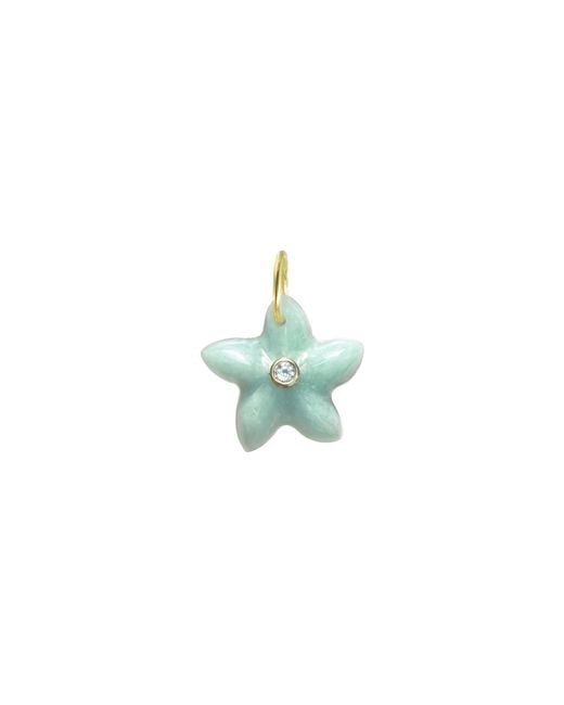 KAMARIA Blue Star Fish Gemstone Pendant With Topaz