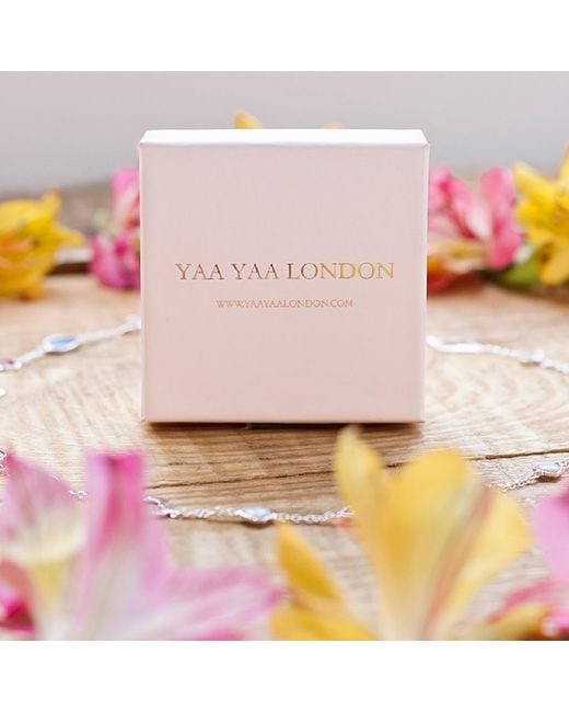 YAA YAA LONDON Multicolor Lemon Gemstone Statement Earrings