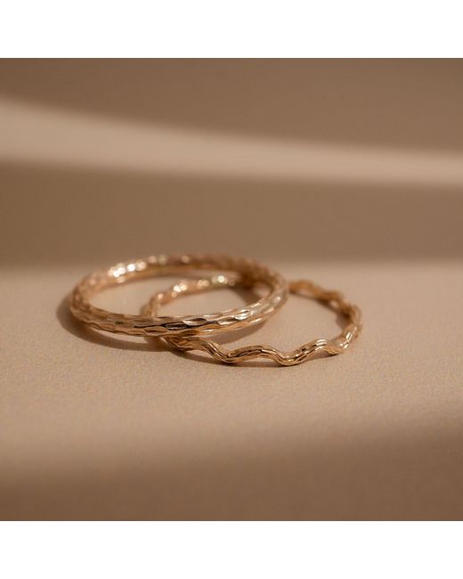 Kate Koel Metallic Ring Set