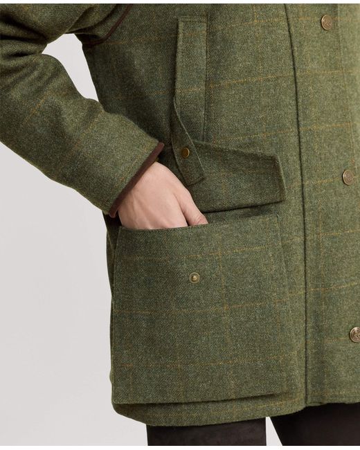 Really Wild Clothing Green The Highlander Tweed Field Coat
