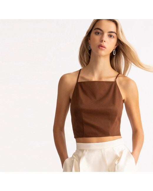 Emma Wallace Brown Kit Top