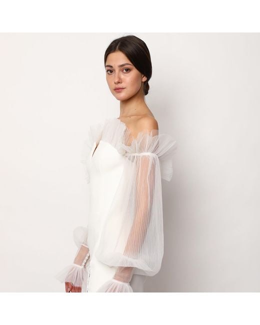 La Musa White Swan Dress