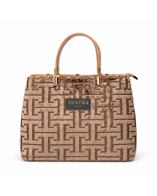 Sorena Brown Neutrals Galleria Bag Calisti Edition Large