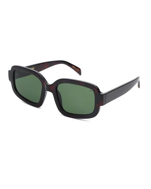 A.Kjærbede Green Pluto Sunglasses Demi Tortoise