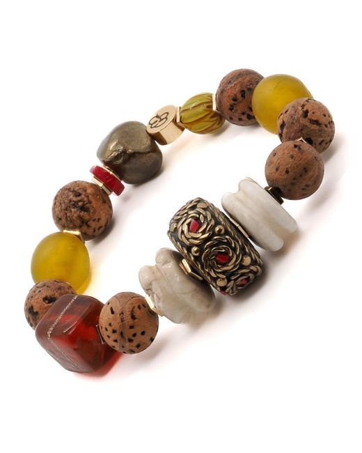 Ebru Jewelry Brown Vintage Style Bohemian Bracelet