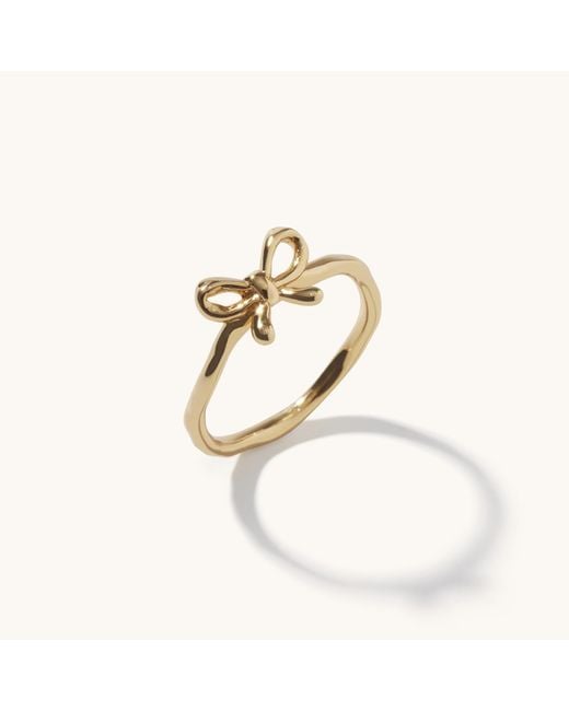 Muru Metallic Bow Ring