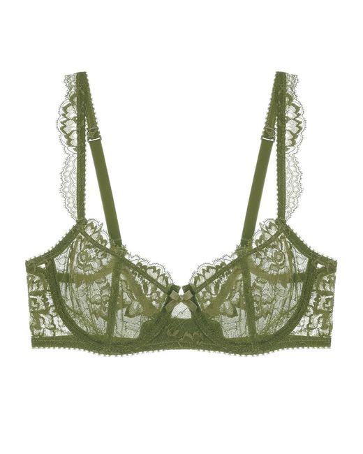 Journelle Green Isabel Balconette Bra Picholine