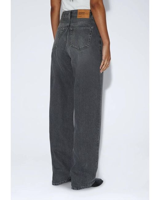 Dr. Denim Gray Donna High Relaxed