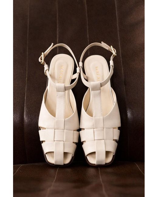 Mafalda Metallic Georgia Off- Sandals