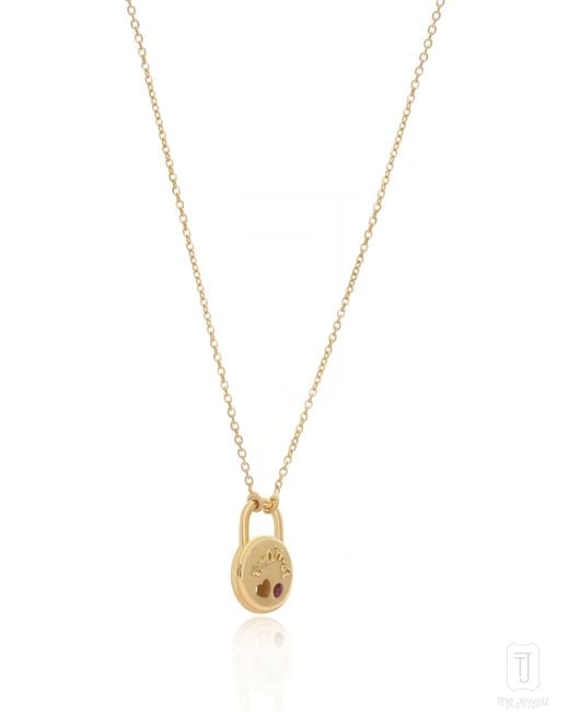 The Jewelz Metallic Eraya Bloom Padlock Mama Pendant
