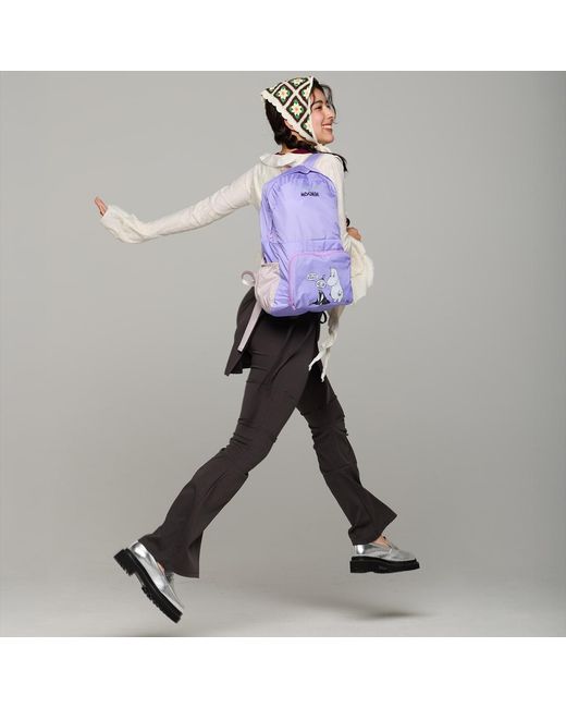 Kapture Purple Moomin And Mymble Foldable Backpack