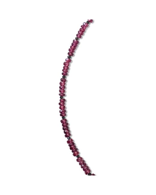 Bombyx House Metallic Birthstone January Garnet Necklace