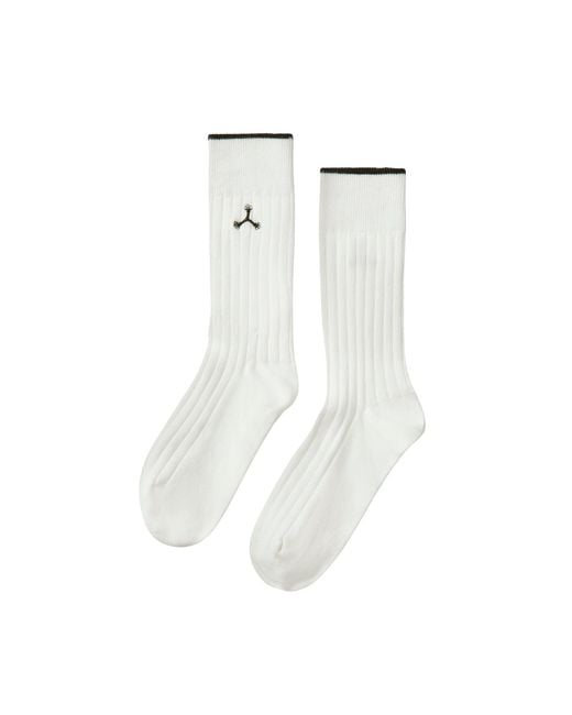 Saint One Co. White X.Twenty Socks X