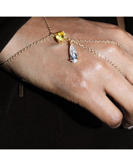 Studio Baloge Metallic Lumina Hand Chain