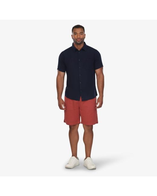 Vustra Blue Linen Shirt for men