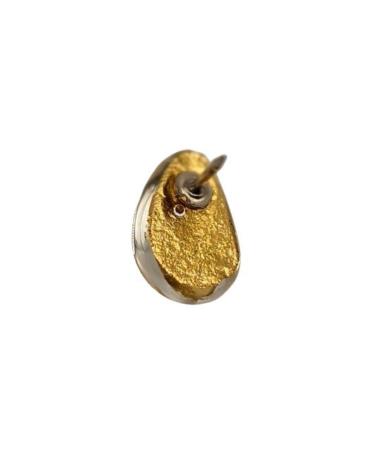 Laura Daili Metallic Golden Tear – Glass Lapel Pin for men