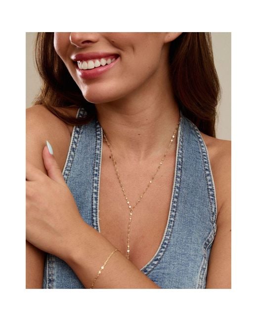 SET & STONES Metallic Rio Lariat Necklace