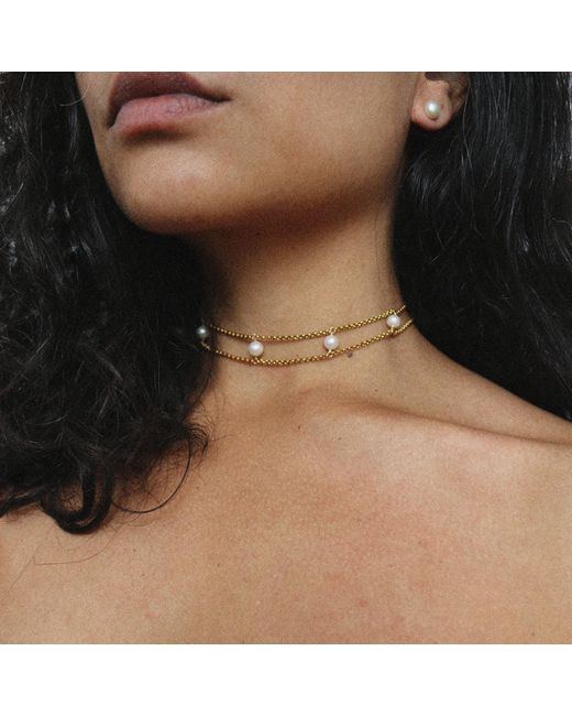 Marquise Swim Metallic Necklace