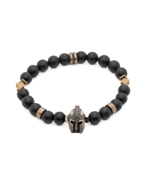 Ebru Jewelry Black Vibe Gladiator Bracelet for men