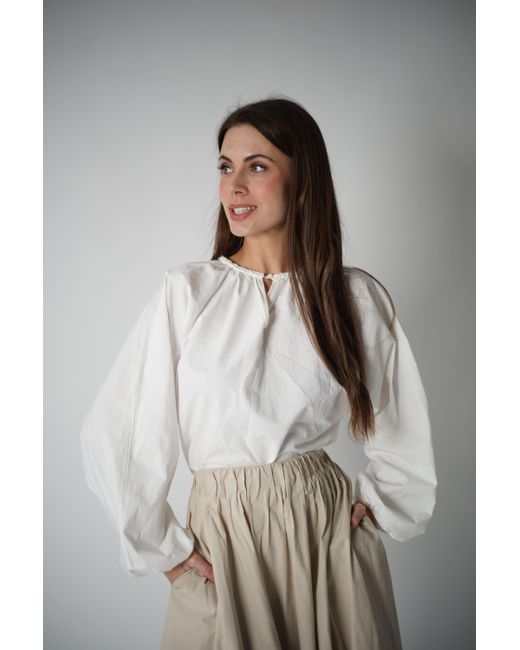 Lou&Up (Formerly Loup Clothing) White Braided Blouse