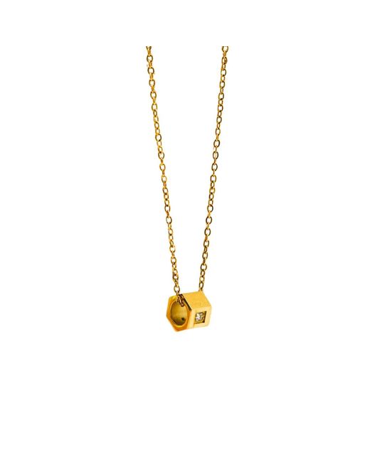 Mulgaro Metallic Elio Pendant Necklace
