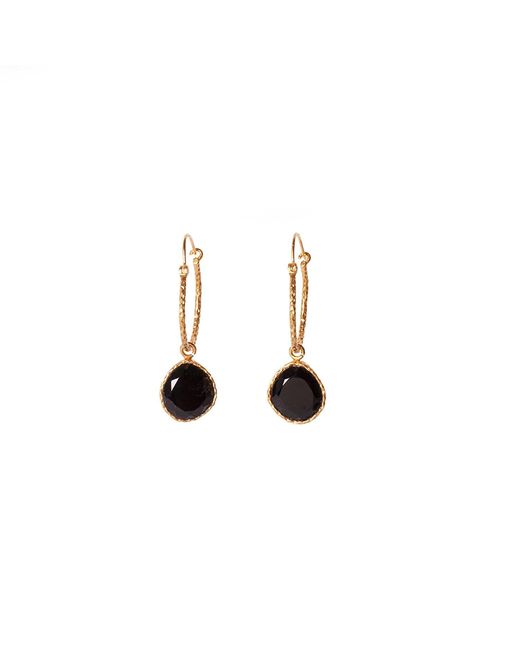 Christina Greene Metallic Mini Hoop Earrings