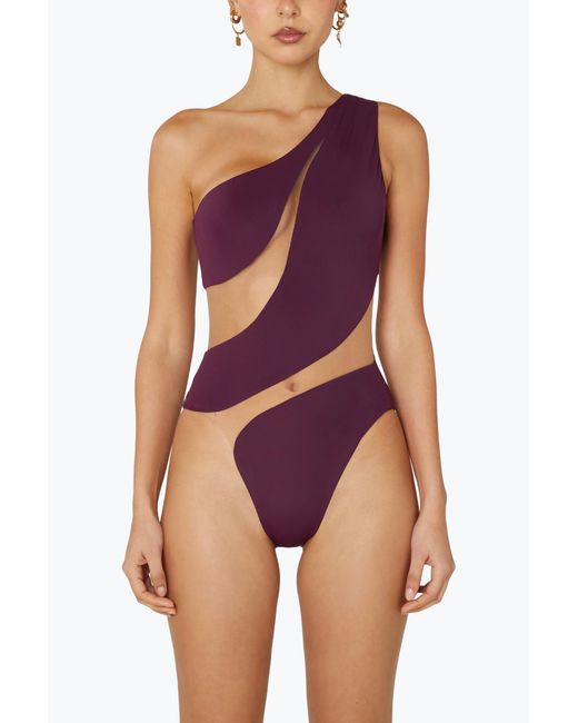 Room 24 Purple Freya One Piece Bordeaux
