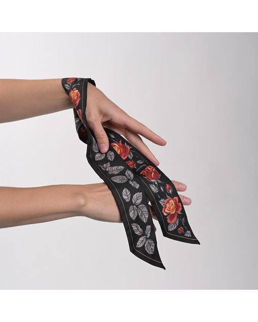 Silk&Soul Black Rose Twilly