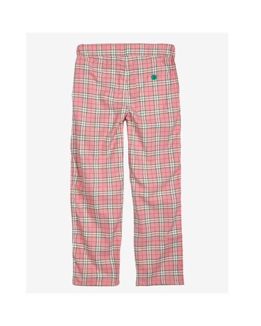 Lounge Red Neutrals Organic Brushed Cotton Loungewear Bottoms Trousers Pants for men