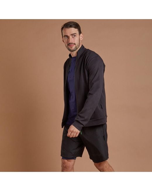 NUMBAT Black Performance Full Zip Jacket for men