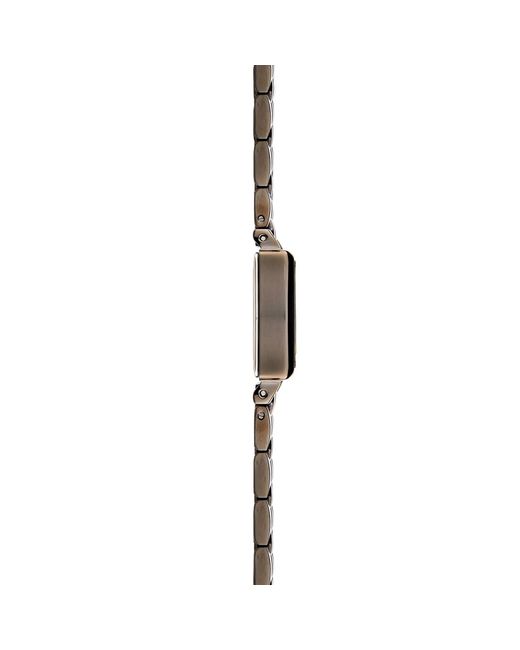 Bermuda Watch Company Black Quaintrelle Square Rose Gunmetal Link 22 24Mm