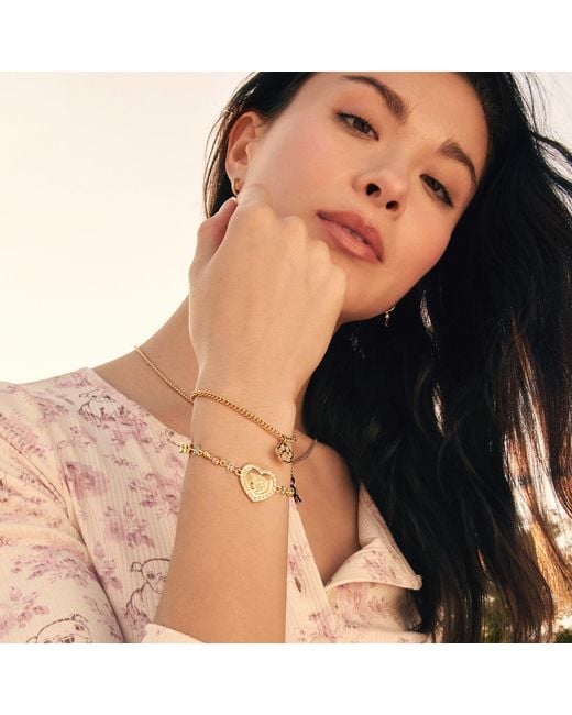 Cloud Haven Metallic Chain Pawprint Bracelet