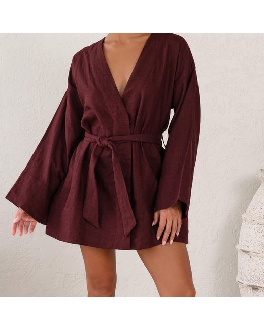 W.two Red The Village Kimono