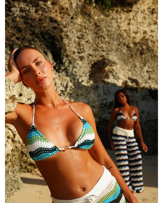 Shooni Green Suki Bikini Top