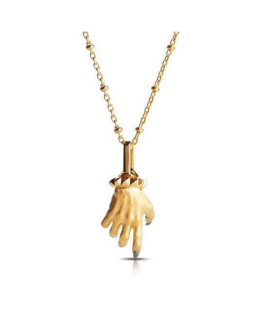 Kasun Metallic Hand Of The Protector Pendant for men
