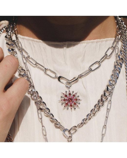 Onia Metallic Bold Clip Choker