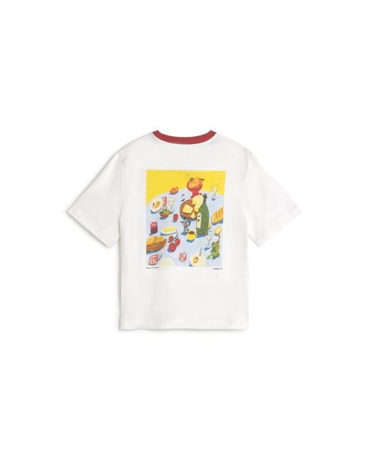 Thinking Mu White Costumbres Zowie T-Shirt