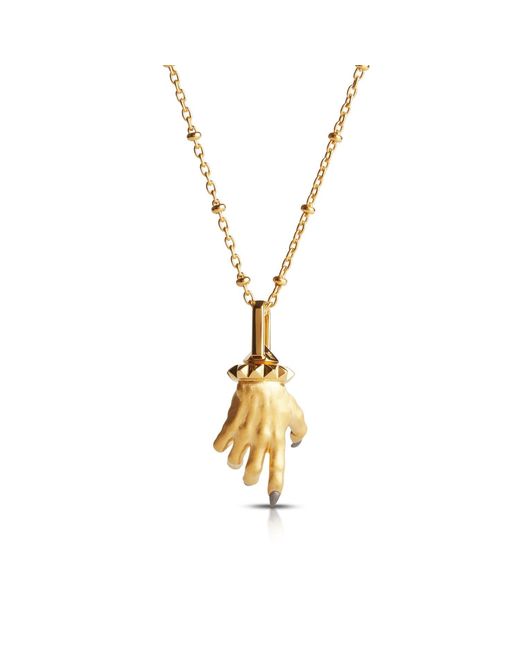 Kasun Metallic Hand Of The Protector Pendant