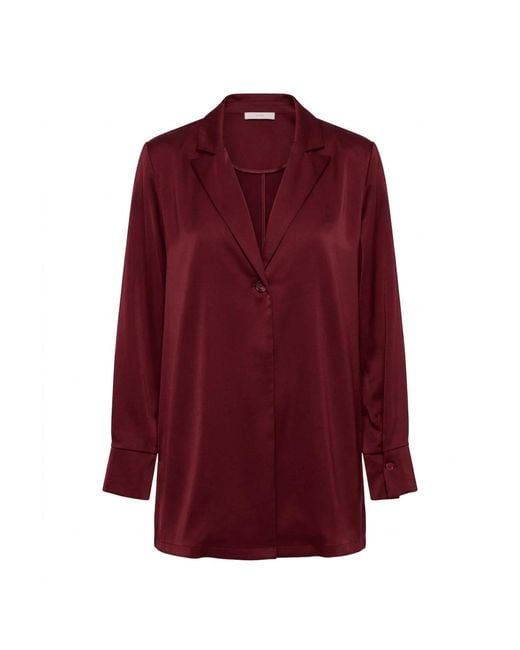 Ashita Fernandes Red Neutrals Samar Top Blazer