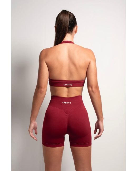 Cmmttd Red Seamless Sculpt Short