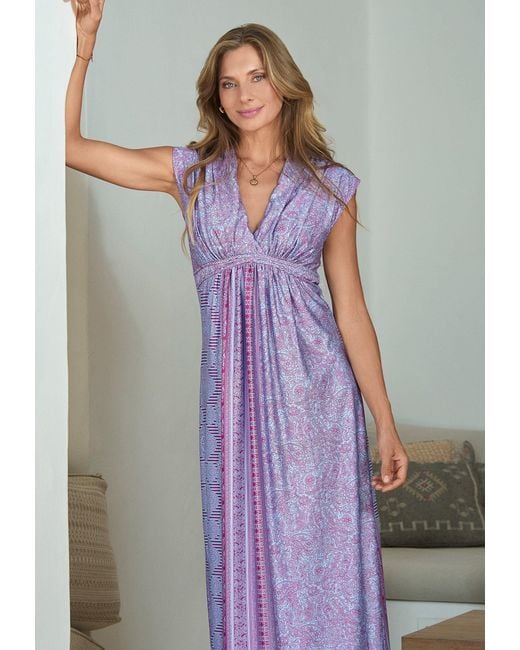 Chic by Lirette Purple Kimono Dress Guna