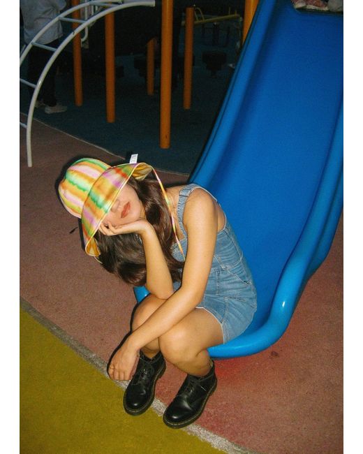 Lost Pattern Multicolor Day Dream Reversible Sun Hat