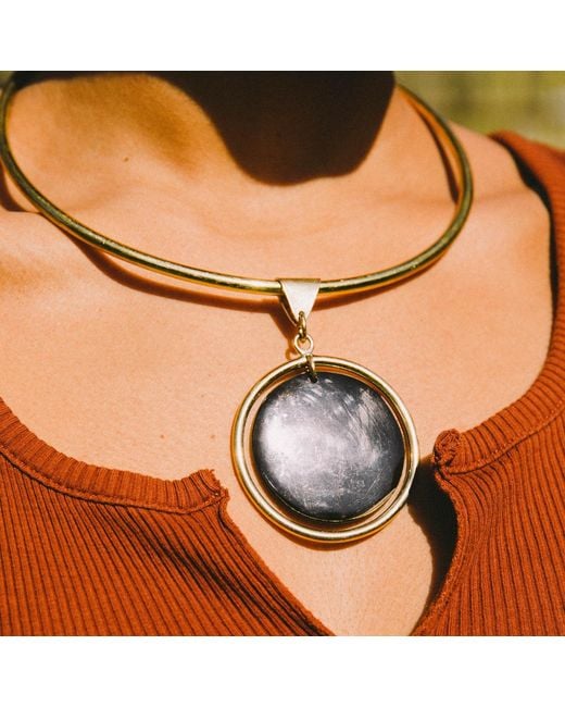 Lala Salama Metallic Tamima Choker