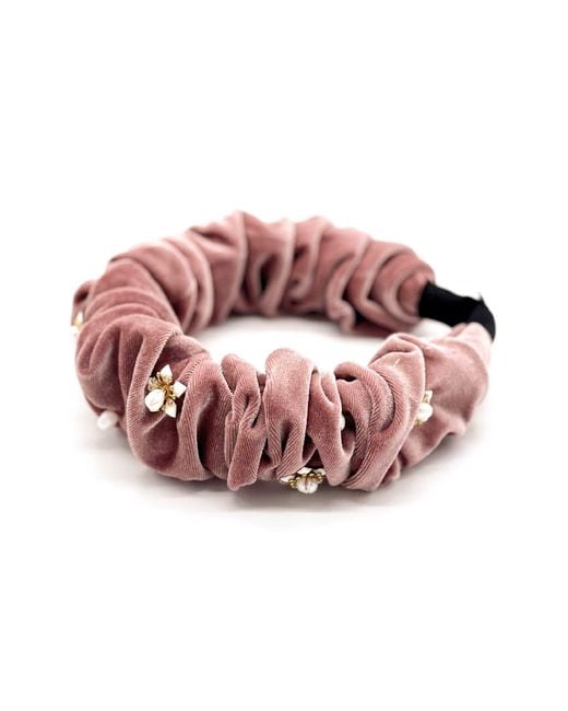 ADIBA Pink Carnation Handmade Headband