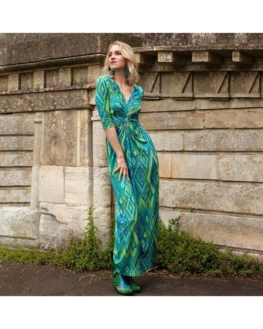 Beatrice von Tresckow Green Haze Lola Maxi Dress