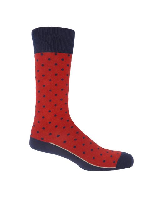 Peper Harow - Made in England Pink Pin Polka Socks Bundle for men