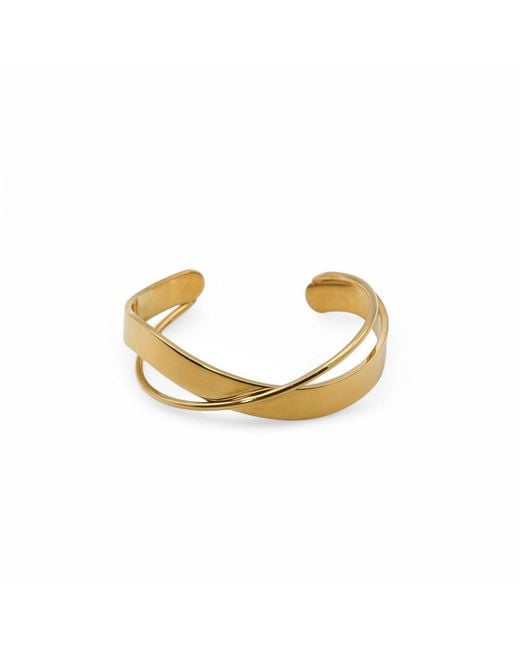Miss Cecilia Metallic Infinity Wrap Cuff Bangle Bracelet
