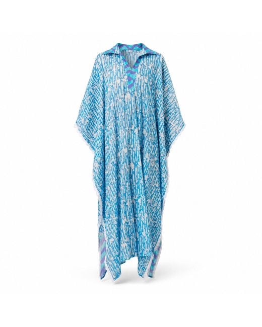 Casa Atelier by Ferdinando Fusco Blue Poseidon Cover Up